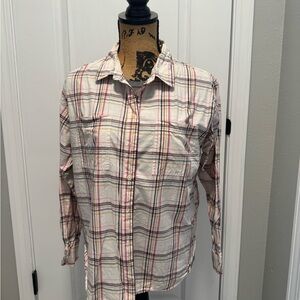 Loft Multicolor Plaid Shirt